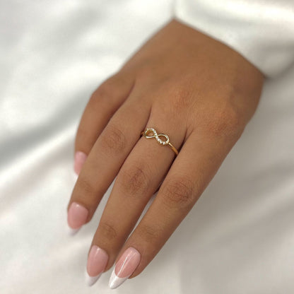 Infinity Ring - 18k Gold Plated