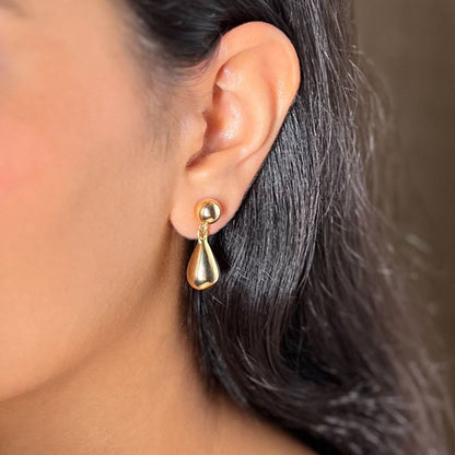 Teardrop earrings - 18k Gold Plated