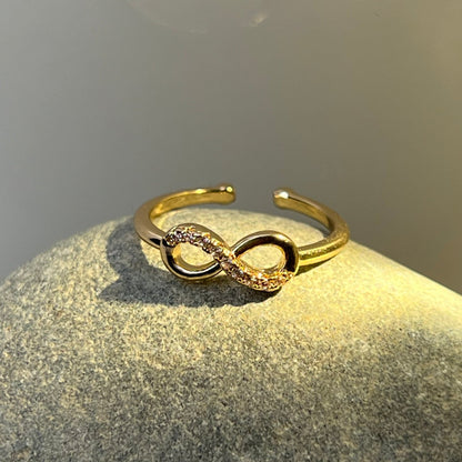 Infinity Ring - 18k Gold Plated