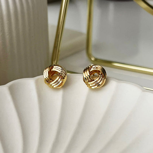 Nora Studs - 18k Gold plated