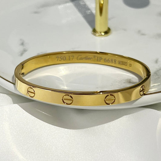 Celine Love Bangle - 18k Gold Plated