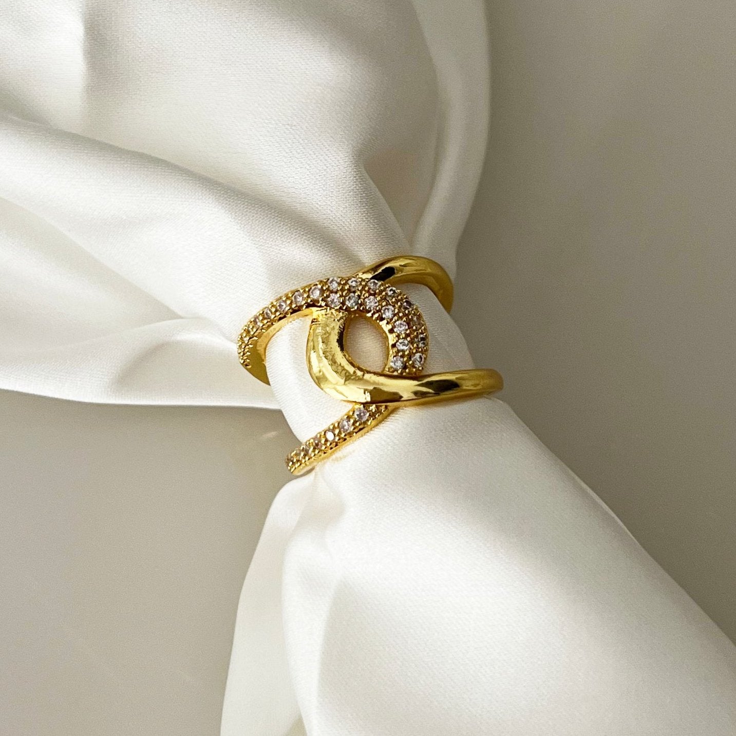 Cleo Ring - 18k Gold Plated | waterproof | tarnish free