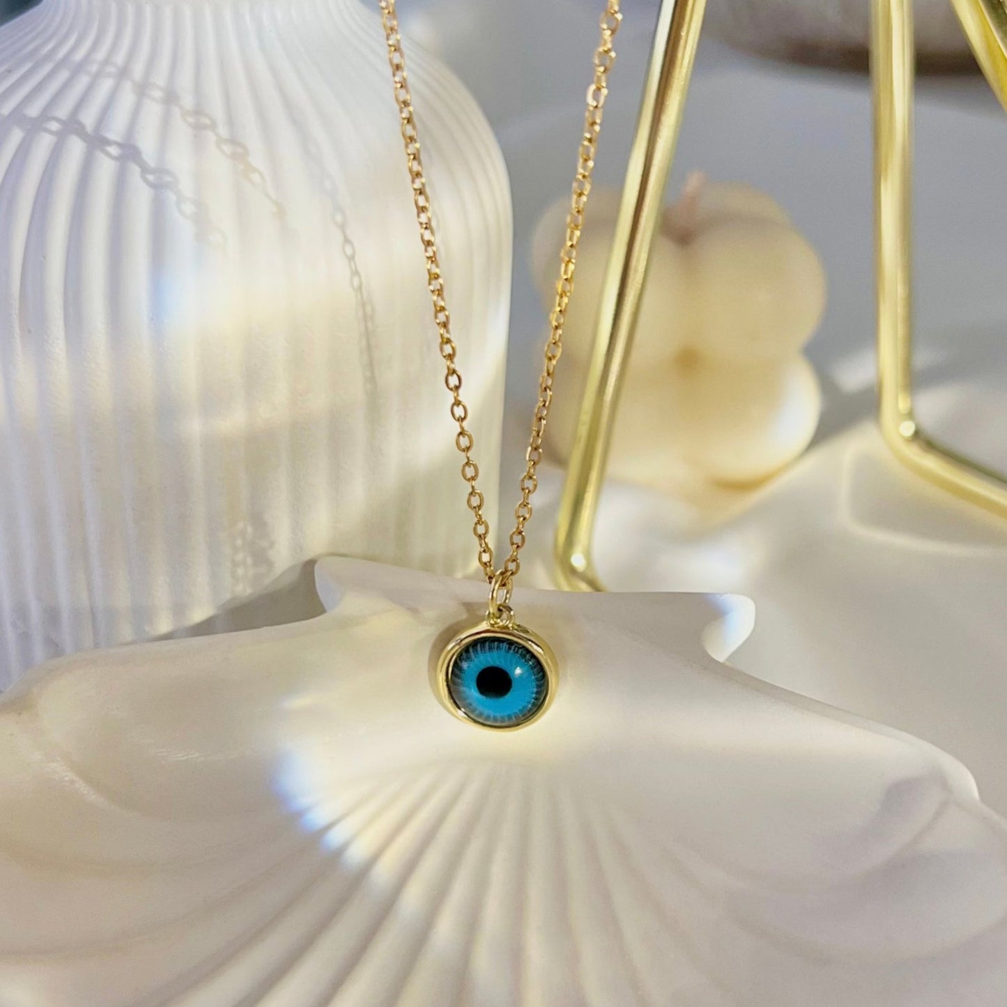 Enchanted Eye Necklace- 18k Gold Plated