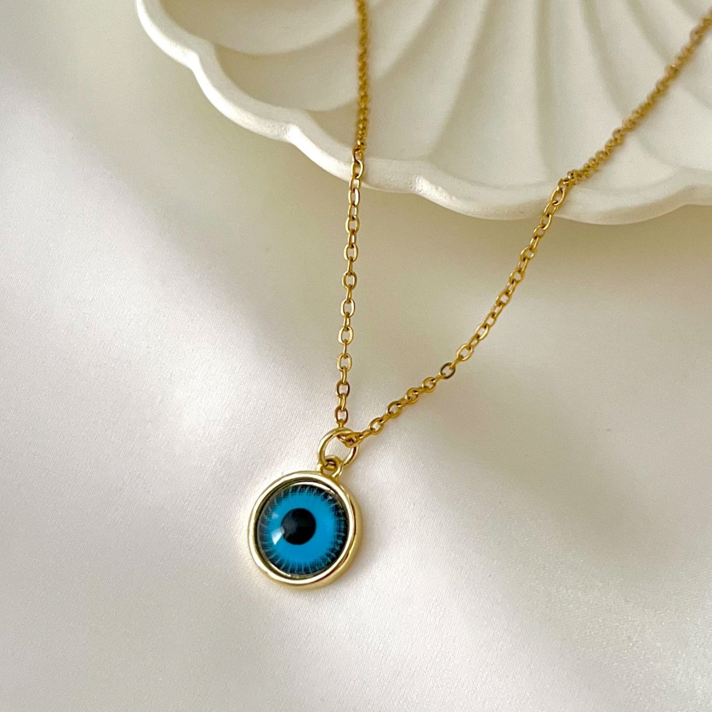 Enchanted Eye Necklace- 18k Gold Plated